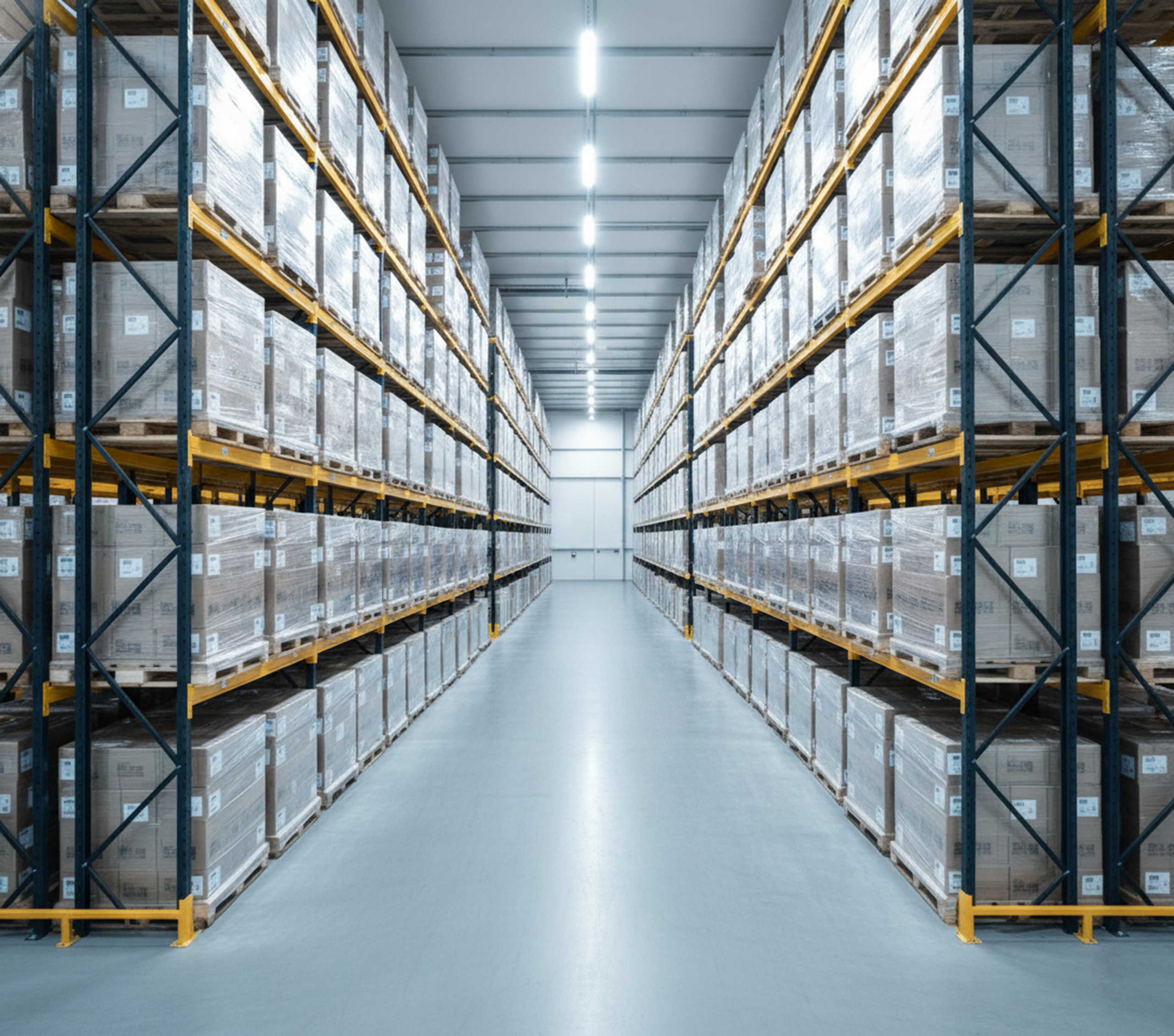 Picture of Selective pallet racking.