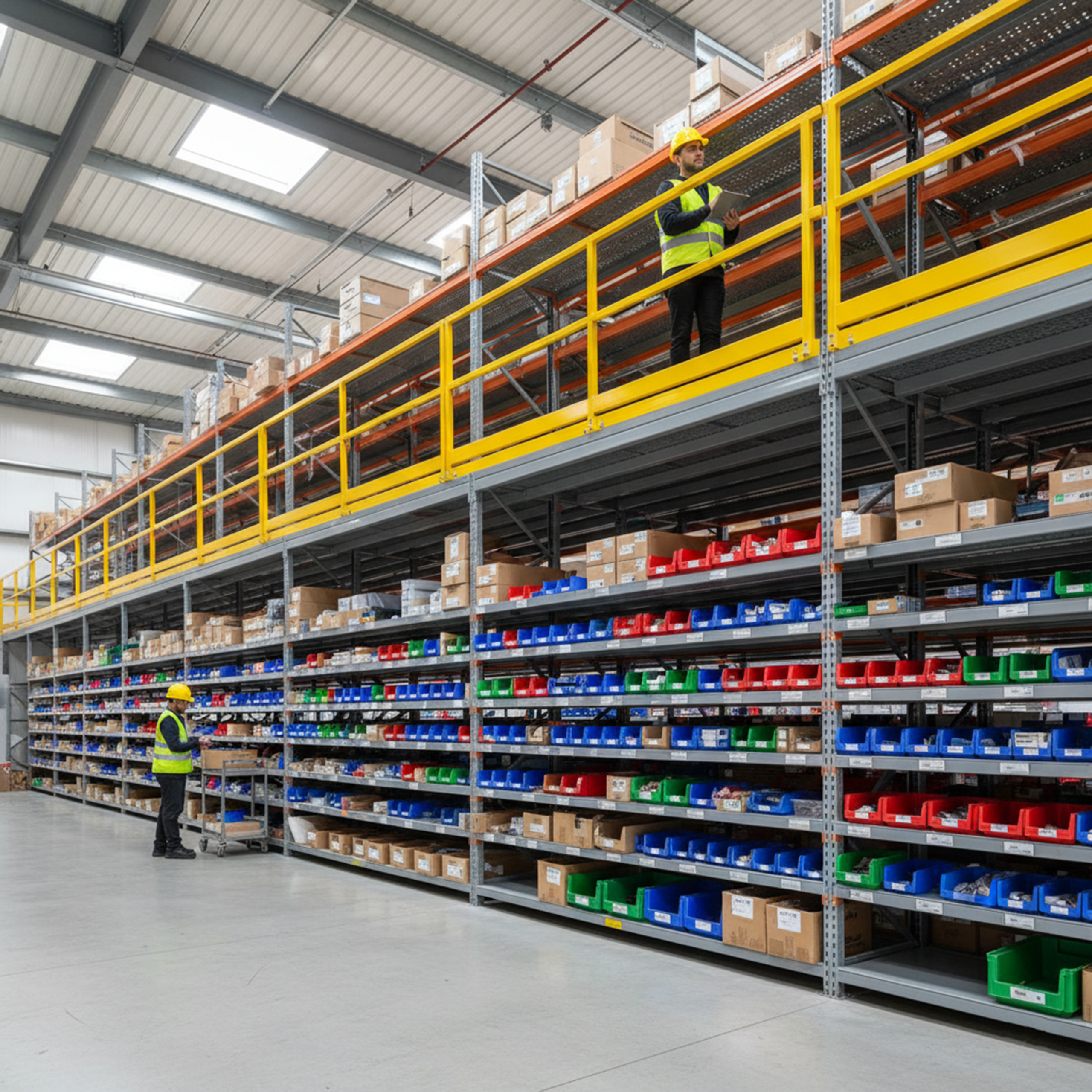 Shelving Supported Catwalk